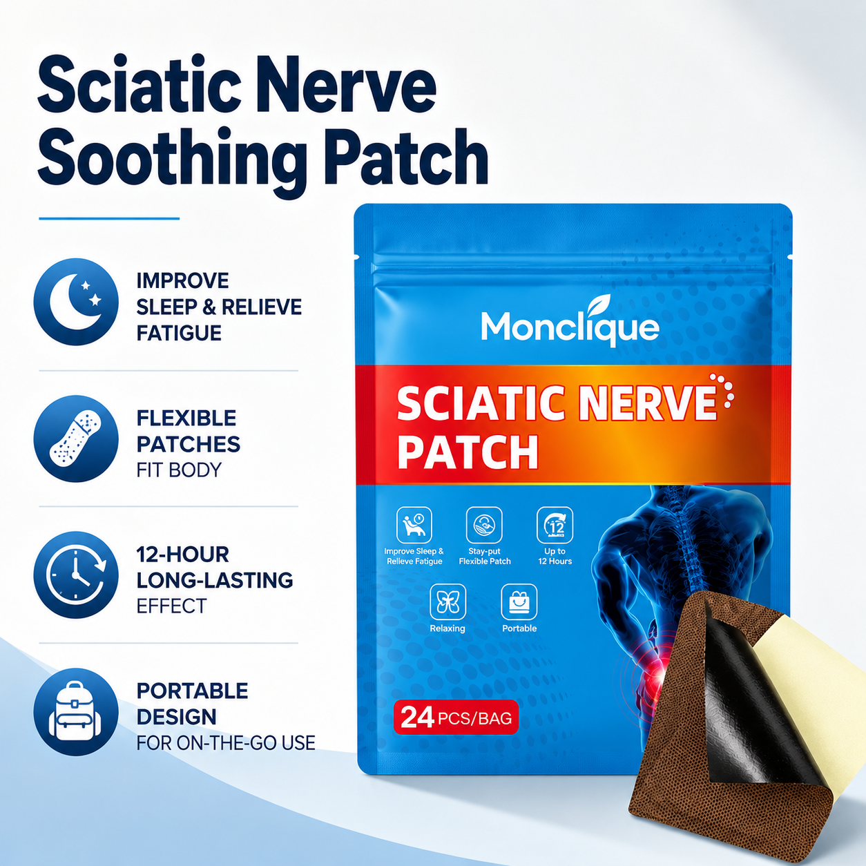 Monclique Sciatic Nerve Patch